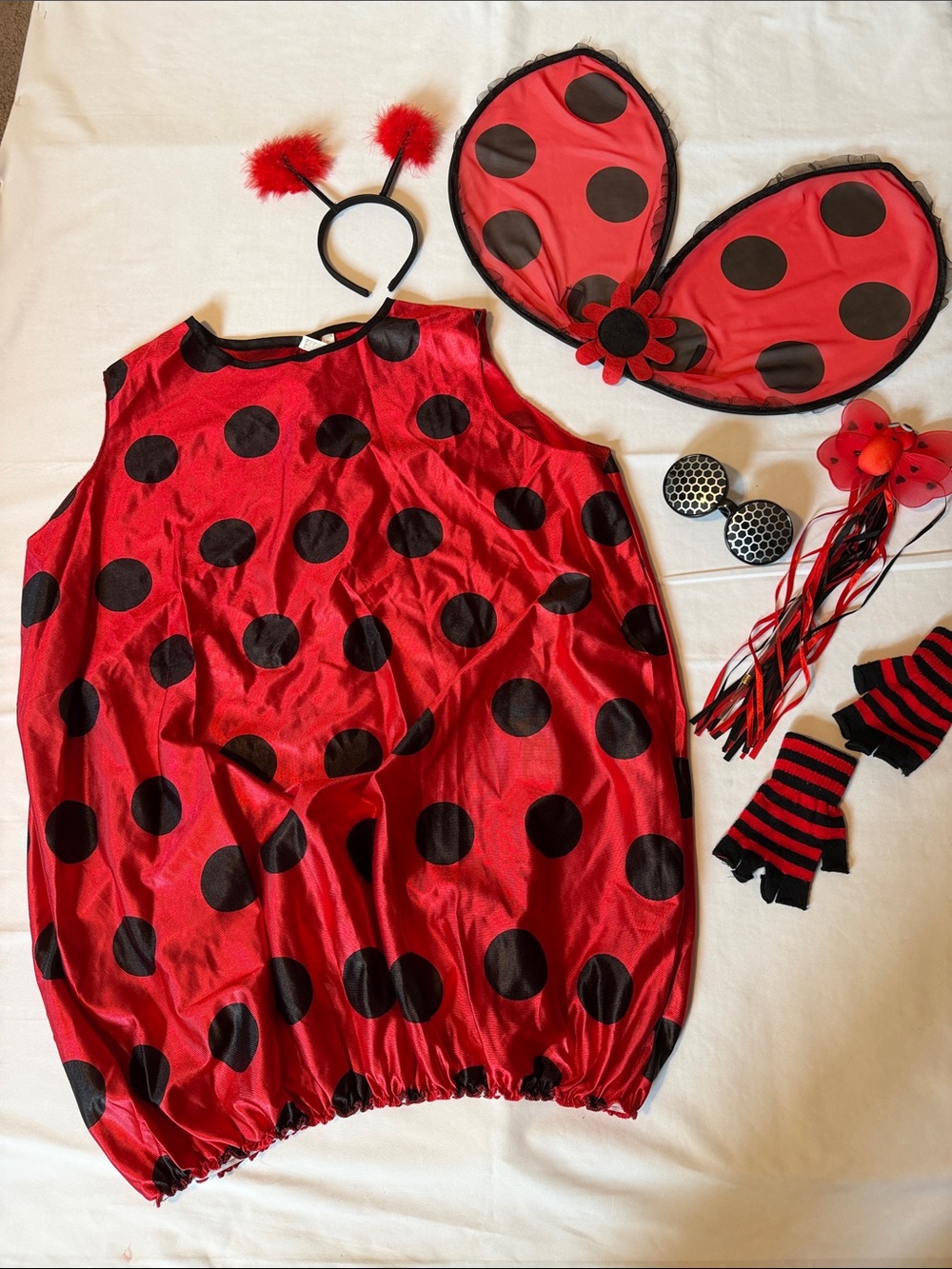 Amscan Adult Plus Size Ladybug Halloween Costume